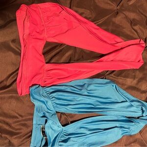 Red and Blue Bikini Tops